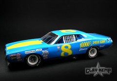 1/25 POWERSLIDE #8 DALE EARNHARDT 10000 RPM DODGE CHARGER NASCAR DECAL