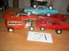 Model Car Junkyard/Parts Lot Salvage Built Plastic Models #29