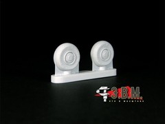 1:72 Resin Wheels Landing Gear for Su 33 Flanker scale model