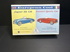 1/72 European Cool: Jaguar XK120 & Ferrari Sports