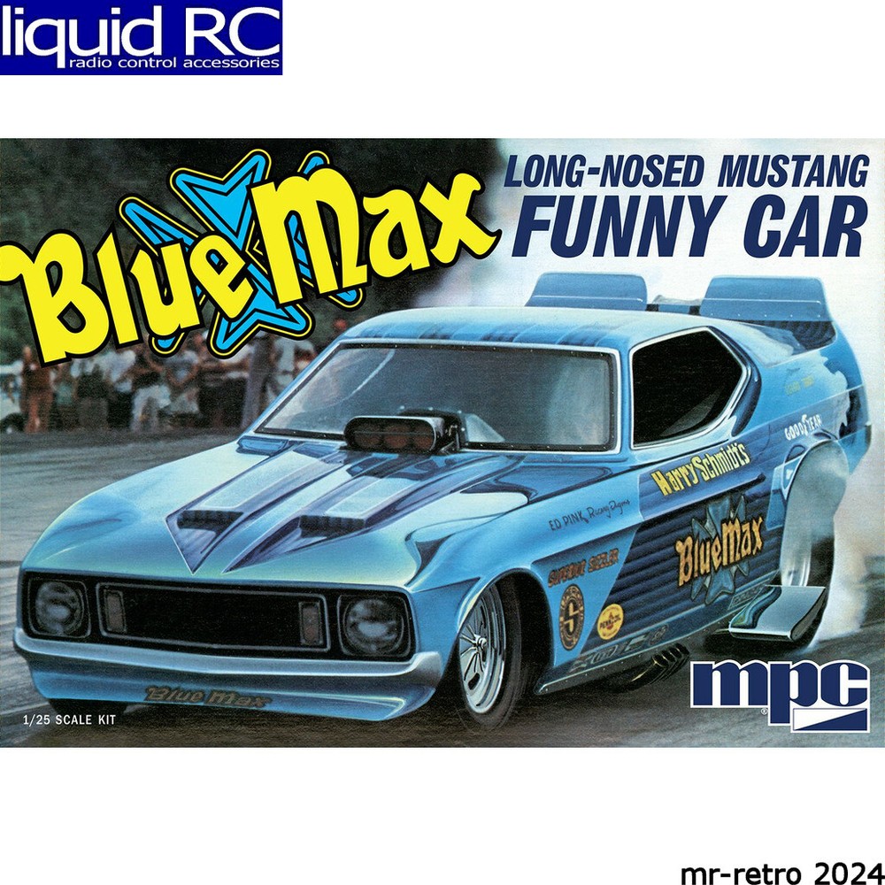 MPC 930 Blue Max Long Nose Mustang Funny Car 1/25