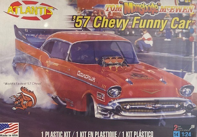 Tom “Mongoose” McEwen ’57 Chevy Funny Car Atlantis 1:24