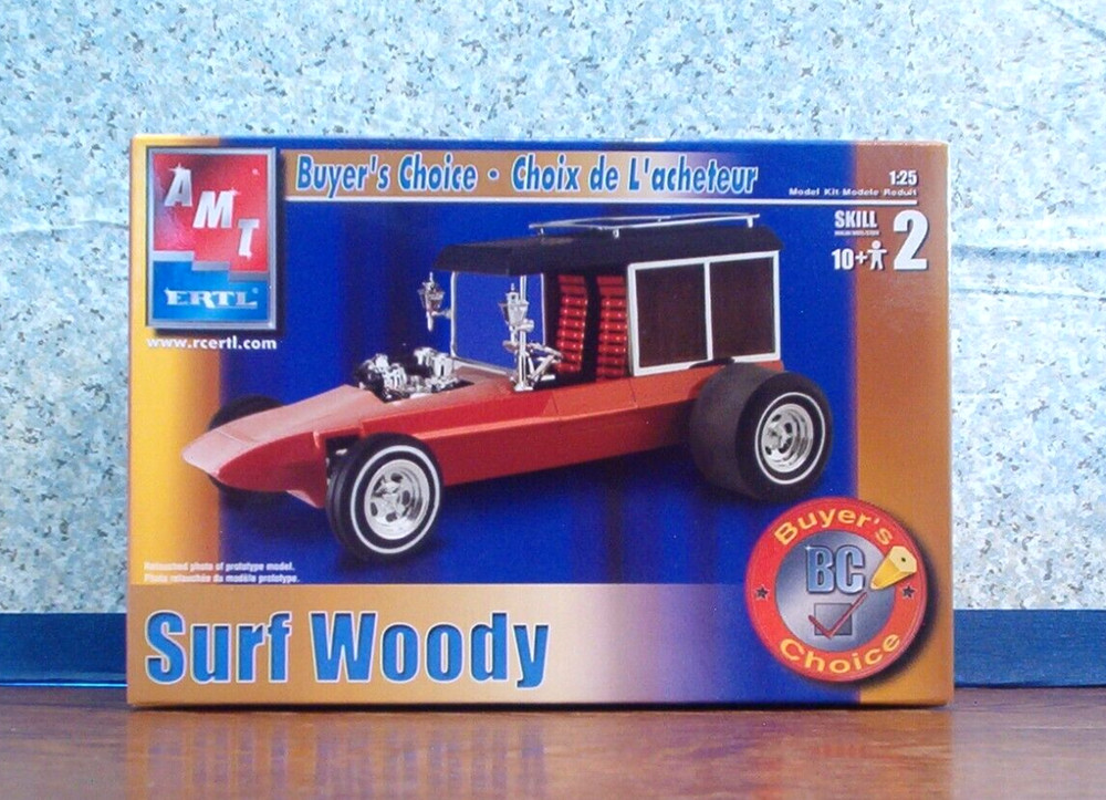 SURF WOODY 1:25 scale AMT 2003 Buyer’s Choice Limited Edition Open Complete