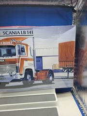 Heller Scania LB 141 Transport Brame Delivery Truck 1:24 Kit Sealed Box France