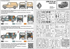 LKW 0,5t gl Panel One – long wheelbase (radstadt 2650) 1/72 ACE 72473