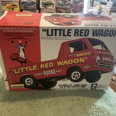 1 25 scale model parts Little Red Wagon F/R Bumpers Only