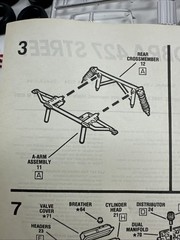 Monogram Shelby 427 Cobra Street 1 1:24 Scale #2798 Missing 1 piece Model Kit