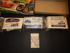 Vintage Premier “Old Time Autos’ Plastic Model kit Ford Model T, Packard, Stanle