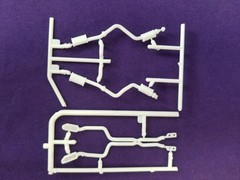 2021 Dodge Charger HELLCAT EXHAUST PIPES from 1:25 AMT Model Kit