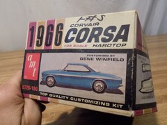 AMT 1966 CHEVROLET CORVAIR CORSA VINTAGE ANNUAL MODEL CAR SMP MPC CHEVY HARDTOP