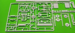 Frame Ford C-600 1/25 AMT Chassis Axle Rear End COE City Delivery Box Truck