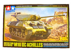 1/48 Tamiya Tank M10 IIC Achilles WWII British Tank Destroyer Open/Sealed Inside