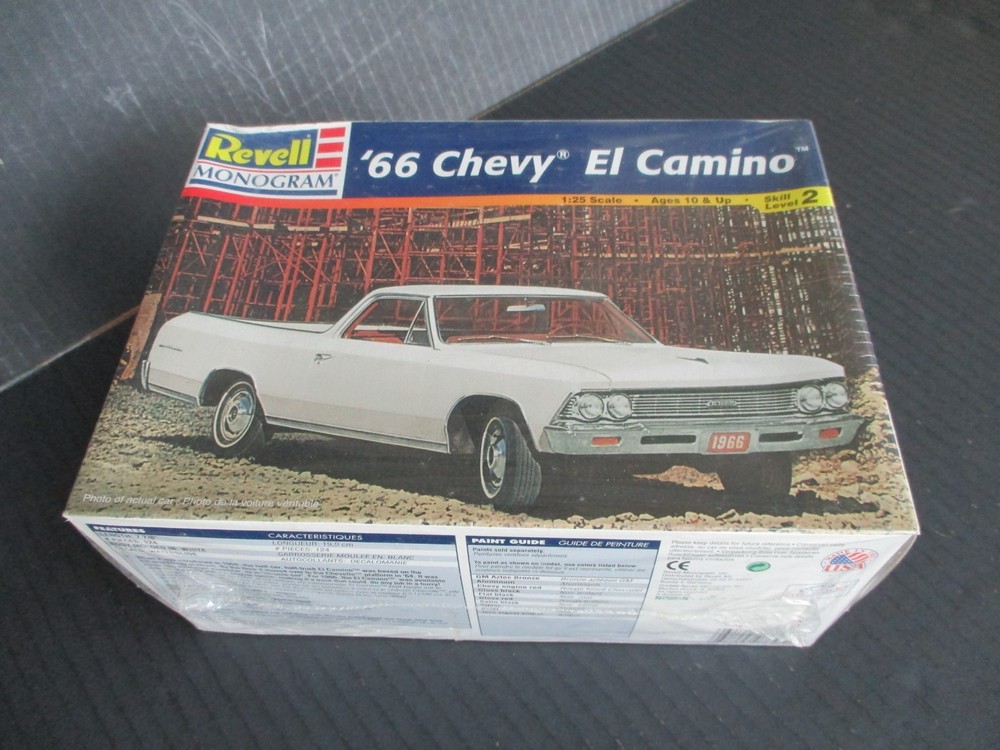 Revell Monogram 1966 Chevy El Camino #857648 1998 Kit Sealed