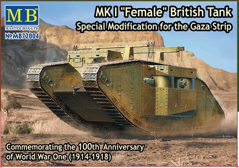 Master Box 72004 MKI Female British Tank Special Modification for GazaStrip 1/72