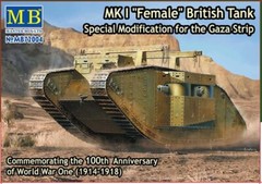 Master Box 72004 MKI Female British Tank Special Modification for GazaStrip 1/72