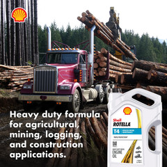 2 Pack Shell T4 Triple Protection 15W-40 Diesel Engine Oil, 1 Gallon