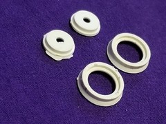 JOHAN 1966 Marlin 2 – FRONT INNER WHEELS & RETAINERS for 1:25 Model Kit 66
