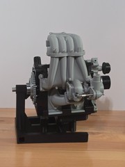 Mazda RX7 13B Model Engine FDM 3D Printed built and with stand Vroom Vroom