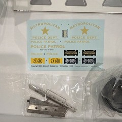 Minicraft 1933 Metropolitan Police Town Car 1:16 Plastic Unassembled Kit 11230