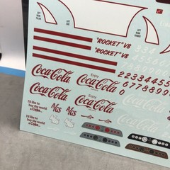 Coca Cola Willys Gasser Drag Racing DECAL SHEET AMT 1:25 Search LBR Model Parts