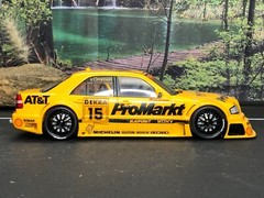 Pre-built AS-IS Unbranded Plastic Model Kit MERCEDES-BENZ AMG PROMARKT Yellow