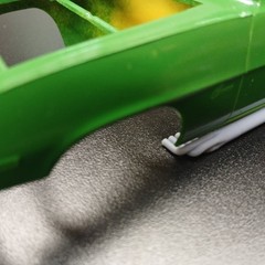 1/24 1/25 Scale 3D Resin Vintage Side Pipe Set Lrg. Custom Model