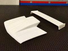 Resin Outlaw Hood & Rear Spoiler Combo for ’92, ’96 & 454 SS Chevy P/U AMT 1/25.