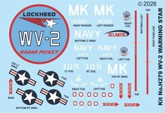 Atlantis “Warning Star” Lockheed Constellation WV-2 – 1:128 Scale Model Kit H279