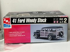 AMT #30051, 1941 Ford Woodie Station Wagon Model Kit with Box