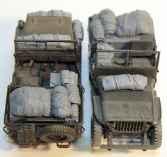 1/35 Scale Willys Jeep Set #2 – 10 Pieces – Resin Stowage ValueGear