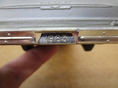 1963 Chevrolet Nova wagon 1/25 dealer promo car silver RZ model Chevy II station
