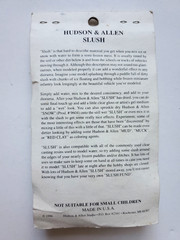Hudson & Allen SLUSH (Covers 20 sq in) #9605 Diorama Model Making Accessories