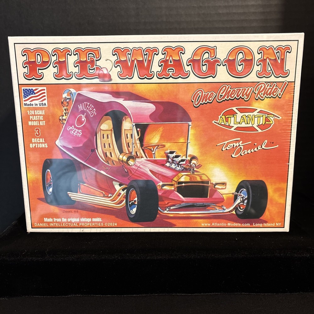 ATLANTIS 6738 TOM DANIEL’S PIE WAGON SHOW ROD MODEL KIT-NIB-1/24 SCALE