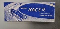 Ace Model Midget Racer Car 1945 Model. 5:R Balsa Wood Kit Rare! Gordon A. Babb