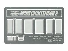 Tamiya 1/35 SCALE CHALLENGER 2 PHOTO-ETCHED PARTS SET Military Miniature 35277