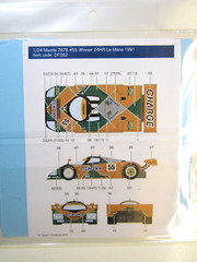 Decalpool 1/24 Mazda 787B 1991 LeMans 24Hr Decal Sheet DP282 for Tamiya kit