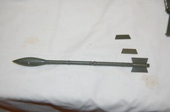 1/32 GLENCOE MODELS FROG 3 MISSLE CARRIER PARTS REPLACE MISSLE WITH FINS KITBASH