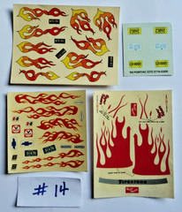 *Pick One* Vintage 1:24/25 Scale Auto Racing Model Kit Decal Sheet *Pick One*