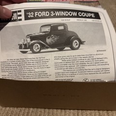 REVELL 32 FORD 3 WINDOW COUPE MODEL KIT 1:25 85-7605 Never Built
