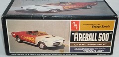 AMT TROPHY SERIES THE FIREBALL 500 BY GEORGE BARRIS 1/25 incomplete started
