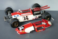 1/25 66 BARDAHL EAGLE RUBY VERSION RESIN/WHITE METAL KIT, INDY RESIN, USAC, CART