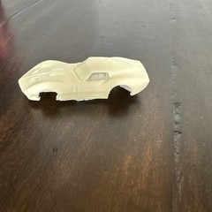 Jimmy Flintstone Custom Corvette Makoshark Resin HO Slot Car Body