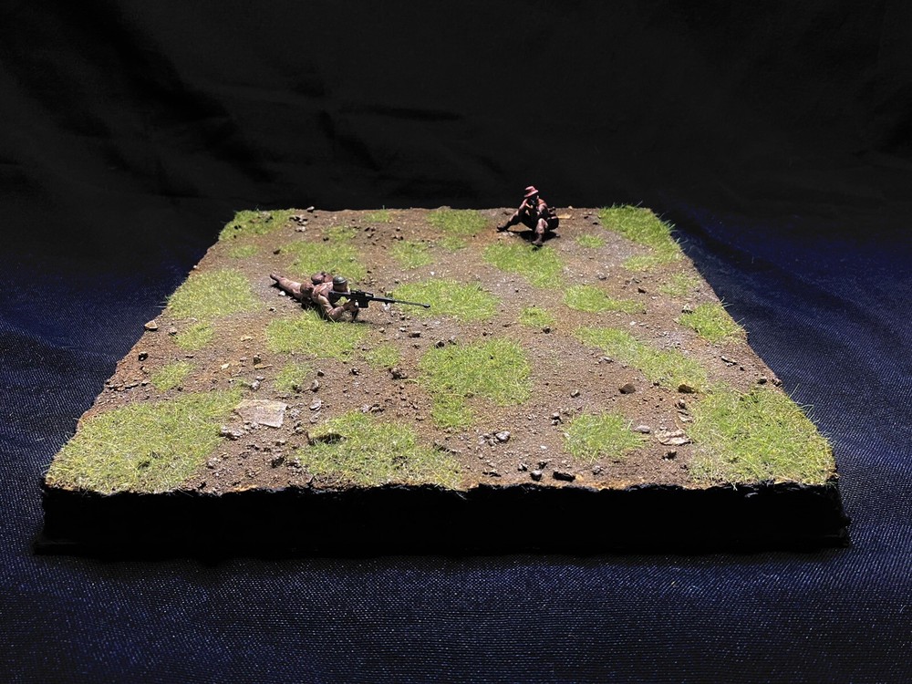 1/35 Scale Military Diorama Base Terrain Display Model Soldiers Figures Diecast