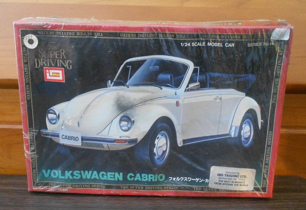 Imai The Super Driving Volkswagen Cabrio 1/24 Plastic Model Series No. 14 New