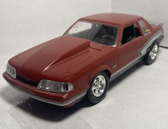 1:25 Scale 1990 FORD MUSTANG LX 5.0 DRAG CAR *PRE-BUILT REVELL MODEL*
