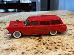 1955 Ford Red Cross Ambulance Promo Friction Model Car