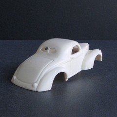 Jimmy Flintstone 1941 slot car Willys Gasser resin body H/O scale JFSL4