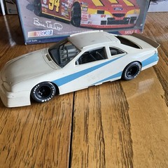 Built Model Car, 1997 Revell Stock Car STARTED, INCOMPLETE, MODIFIED