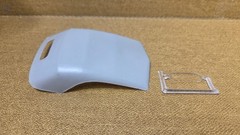 1950 Ford Convertible TOP & REAR GLASS 1:25 Scale AMT NEW Model PARTS