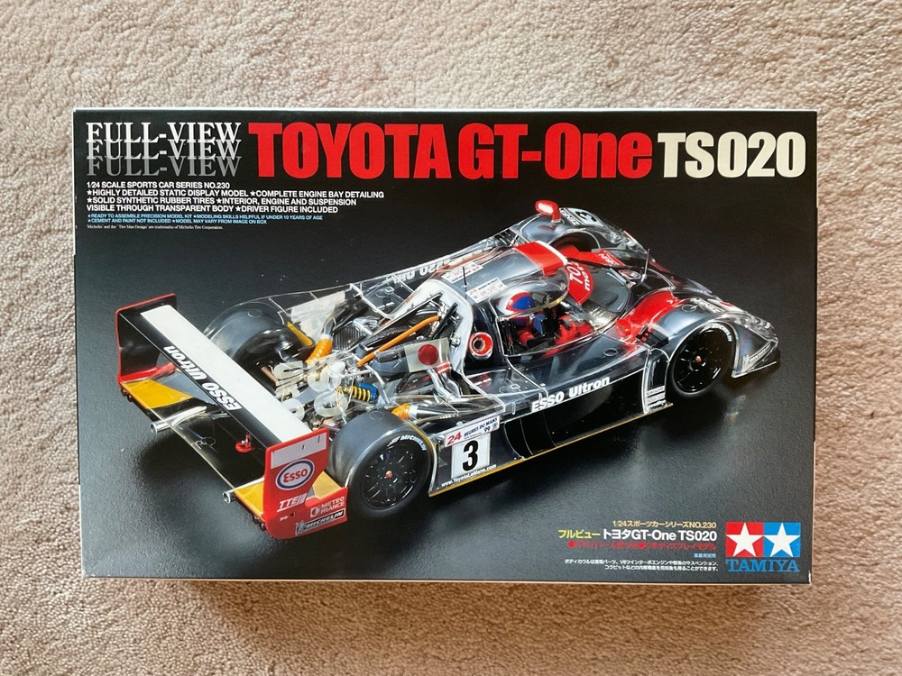 Tamiya 1/24 Full View Toyota GT-One TS020 Sports Car Series No24230 Model Kit